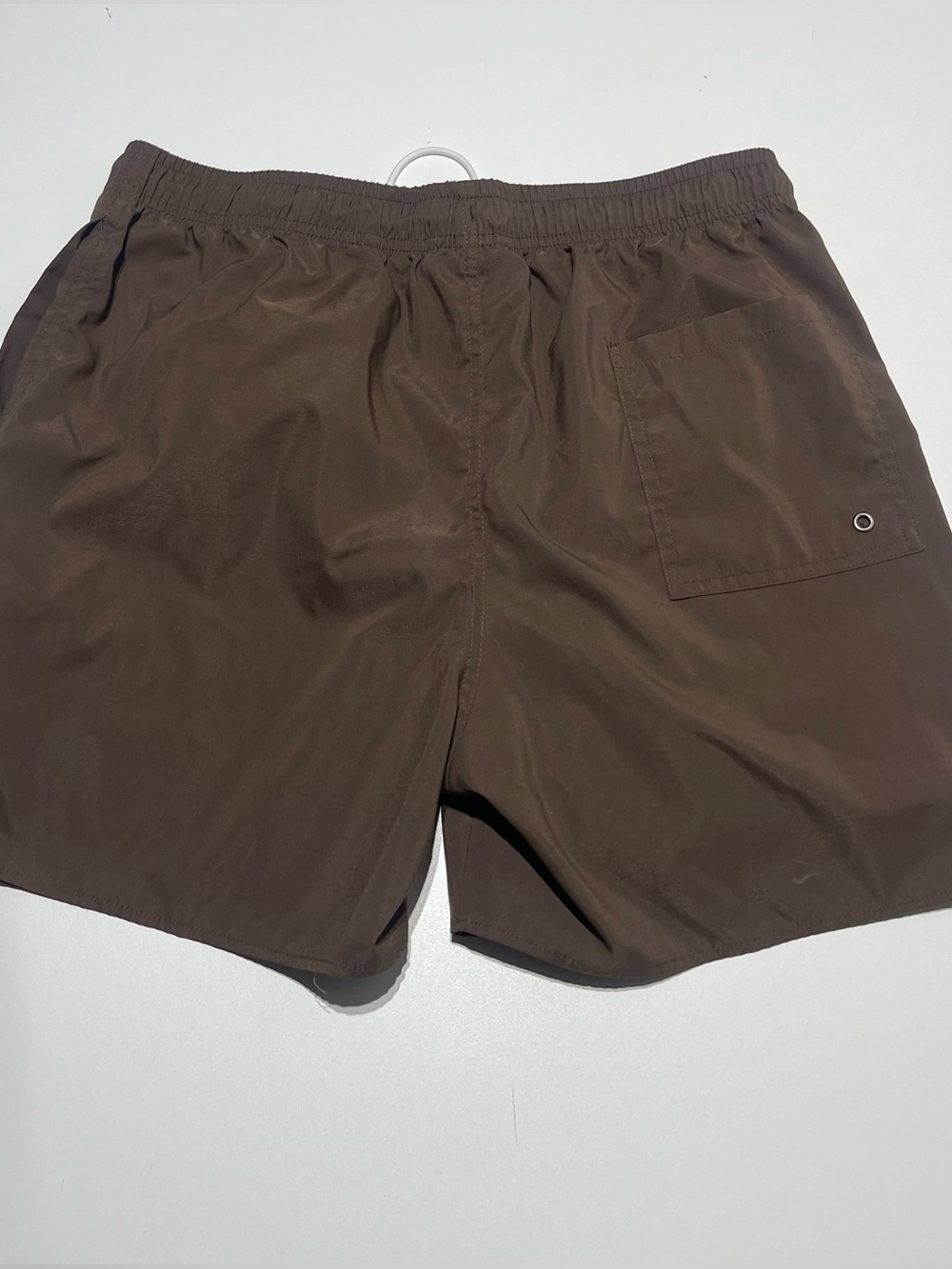 YoungLA Swim Drawstring Chocolate Brown Athletic Short Men’s Size L Gym Training - Picture 6 of 6